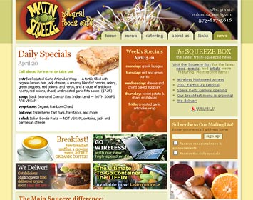 Main Squeeze web site